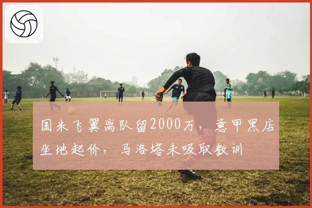 国米飞翼离队留2000万，意甲黑店坐地起价，马洛塔未吸取教训